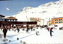 CPSM L'Alpe D'Huez La Patinoire Et Le Massif des grandes rousses