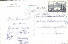 CPA Dole Le Barrage Et I'Ecluse