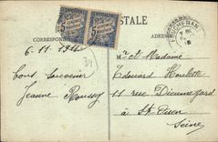 CPA Dole Une Allee Du Cours Saint Maurice
