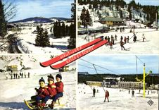 CPSM Les Rousses Une Partie De Luge Les Jouvencelles Premanon