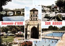CPSM Aire Sur Adour souvenir