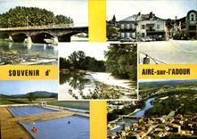 CPSM Aire Sur Adour Le Pont
