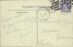 CPA Dax Le Pont Sur I'Adour
