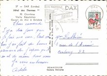 CPSM Dax Hotel Des Thermes Chambres Vieille Reputation