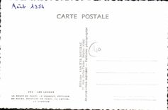 CPA Landes La Route En Foret Le Courant