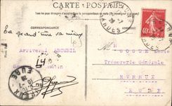 CPA Geaune Route Des Pyrenees