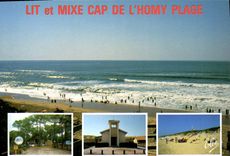 CPSM Lit Et Mixte Cap De L'Homy Plage