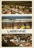 CPSM Labenne plage mairie église