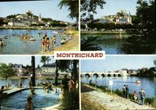 CPSM Montrichard La Plage Sur Le Cher Le Donjon