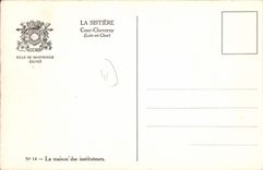 CPA La Sistiere Cour Cheverny La Maison des Instituteurs