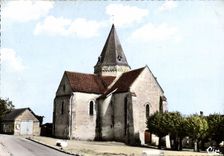 CPSM Villefranche sur Cher L'Eglise