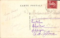 CPA La Loire Illustree St Etienne le Molard Chateau de la Bastie