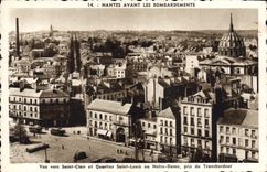 CPA Nantes Avant Les Bombardements Saint clair quartier Saint Louis