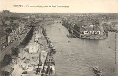 CPA Nantes Vue Panoramique prise du Pont Transbordeur
