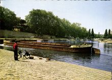 CPSM Nantes Le Bassin du Pont Morand