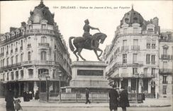CPA Orleans Statue De Jeanne D'Arc Par Foyatier