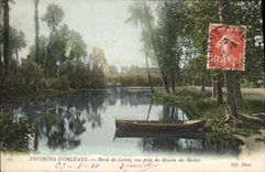 CPA Orleans Bords Du Loiret Vue Prise Du moulin des Béchets