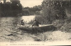 CPA environs D'Orleans Les Bords Du Loiret