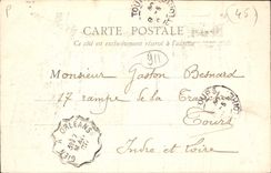 CPA Gien Maison Rue Gambetta patisserie A Rivaud