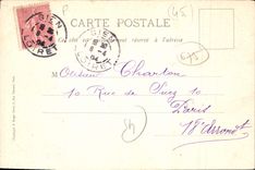 CPA Gien Entree De La Rue Du Bordeau