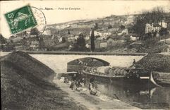 CPA Agen Pont De Courpian