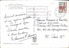 CPSM Agen Sur Les Bords De La Garonne La Partie de pétanque