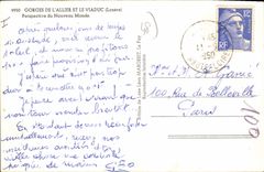 CPA Gorges De L'Allier Et Le Viaduc Perspective Du Nouveau Monde