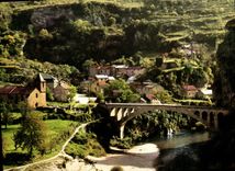 CPSM Les Gorges Du Tarn Saint Chely Du Tarn