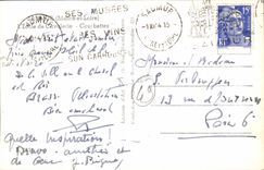 CPA Saumur L'Ecole De Cavalerie Courbettes