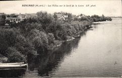 CPA Behuard Les Villas Sur Le Bord De La Loire
