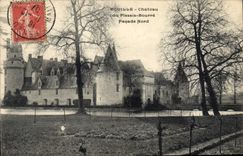 CPA Ecuille Chateau Du Plessis Bourré Facade Nord