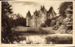 CPA St Lambert La Potherie Chateau De La Coltrie