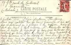 CPA Granville Le Boulevard Vaufleury