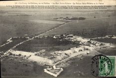 CPA CHALONS Sur Marne camp fort Saint hilaire ferme