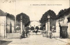 CPA Chalons Sur Marne Quartier Du 15ème chasseurs