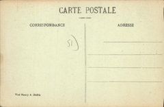 CPA Reims Dans Ses Annees De Bombardements rue des telliers école d'éducation physique