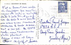 CPA Souvenir De Reims