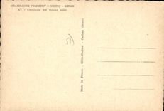 CPSM Champagne Pommery Greno Reims cueillette des raisins noirs