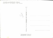 CPSM Villers Sous Chatillon Vue Aerienne Le Chateau