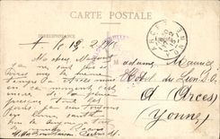 CPA Luneville Place Des Carmes