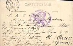 CPA Luneville Le Ferme De St Epvre Bombardee