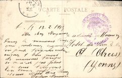CPA Luneville Retranchements Allemands Sur la Cote Des Vignes ferme de Méhon