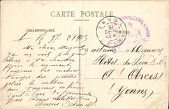 CPA Luneville Rue Castara Groupe De Maisons