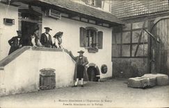 CPA Nancy Maisons Alsacienne A I'Exposition