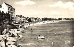 CPA Carnac Porte En Dro La Grande Plage