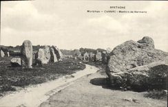 CPA Carnac Menhirs De Kermario