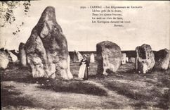 CPA Carnac Le Alignements De Kermario