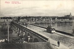 CPA Metz Pont Des Morts