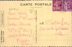 CPA Nevers la porte du Croux