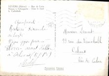 CPSM Nevers Rue De Loire Maison à echauguette